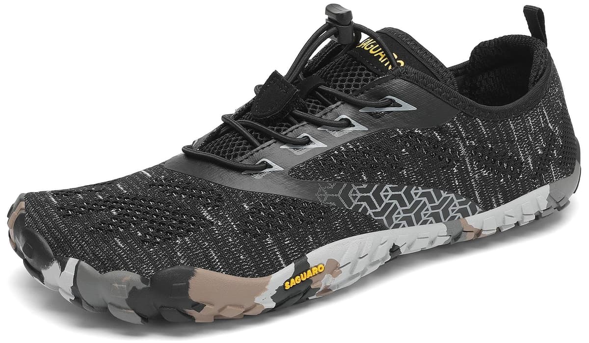 SAGUARO Versátil Minimalistas Zapatillas Ligeras Flexibles para Exterior Interior - Gym Asfalto Playa Montaña, Unisex-Adulto