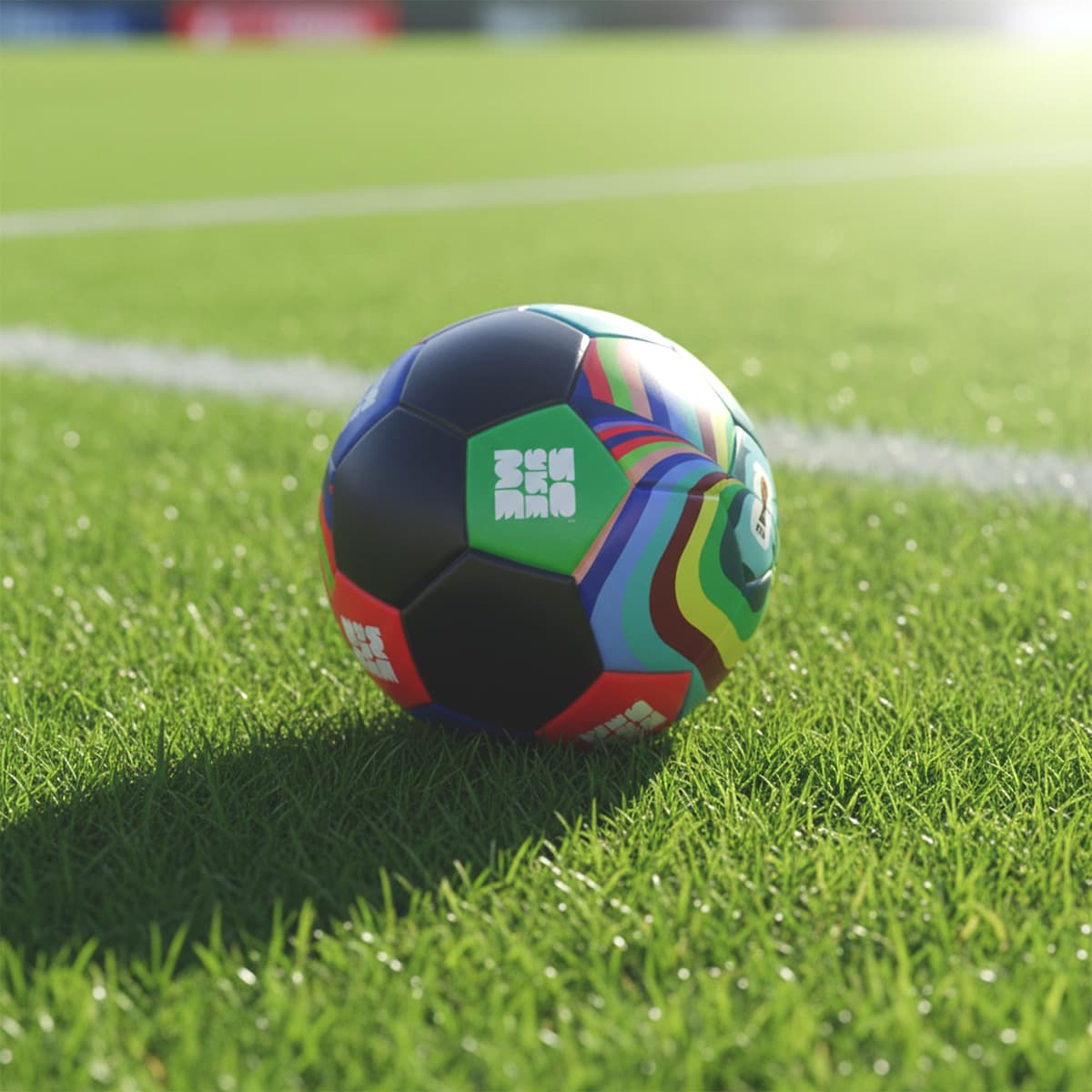 Hy-Pro Officially Licensed FIFA World Cup 2026 Mini Airless Ball – World Cup Football with Official Design & Logo for Kids, Children's Play & Outdoor Fun — view 2