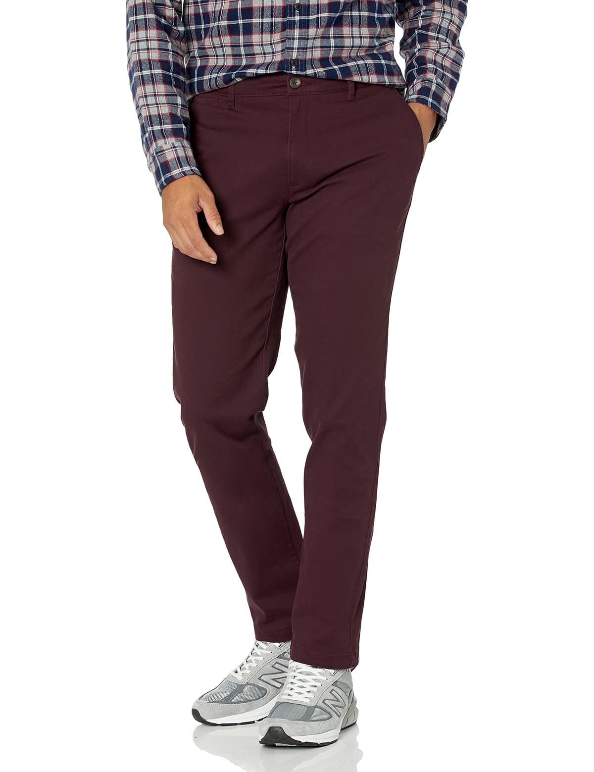 Amazon Essentials Pantalones Informales de Estilo Chino, Elásticos y de Corte Clásico Hombre — view 7