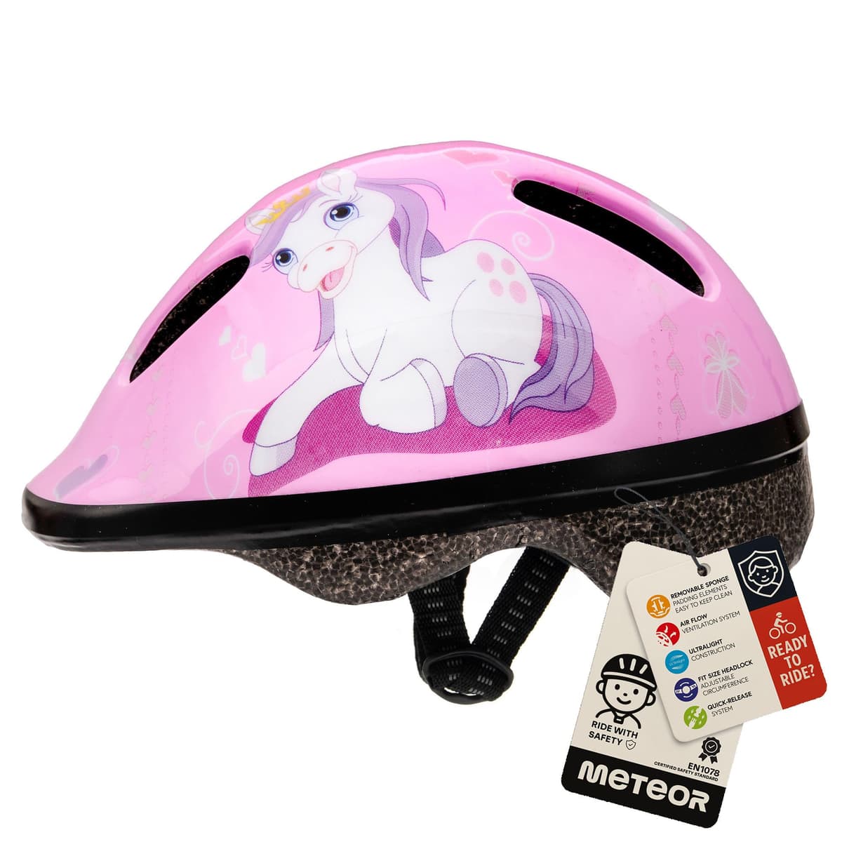 Casco Bicicleta para Niñas y Niños - Helmet Infantil de Bici para Ciclismo MTB Road Race Montaña BMX Carretera y Actividad Ciclista - Rolerskate Patines — view 36