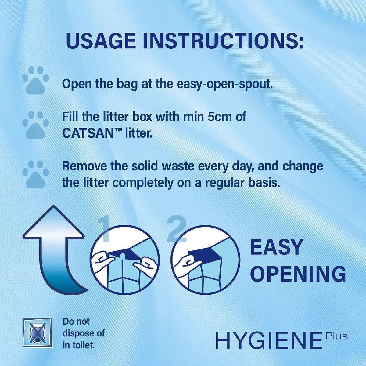 Catsan Hygiene Plus Cat Litter White, 20L — view 3