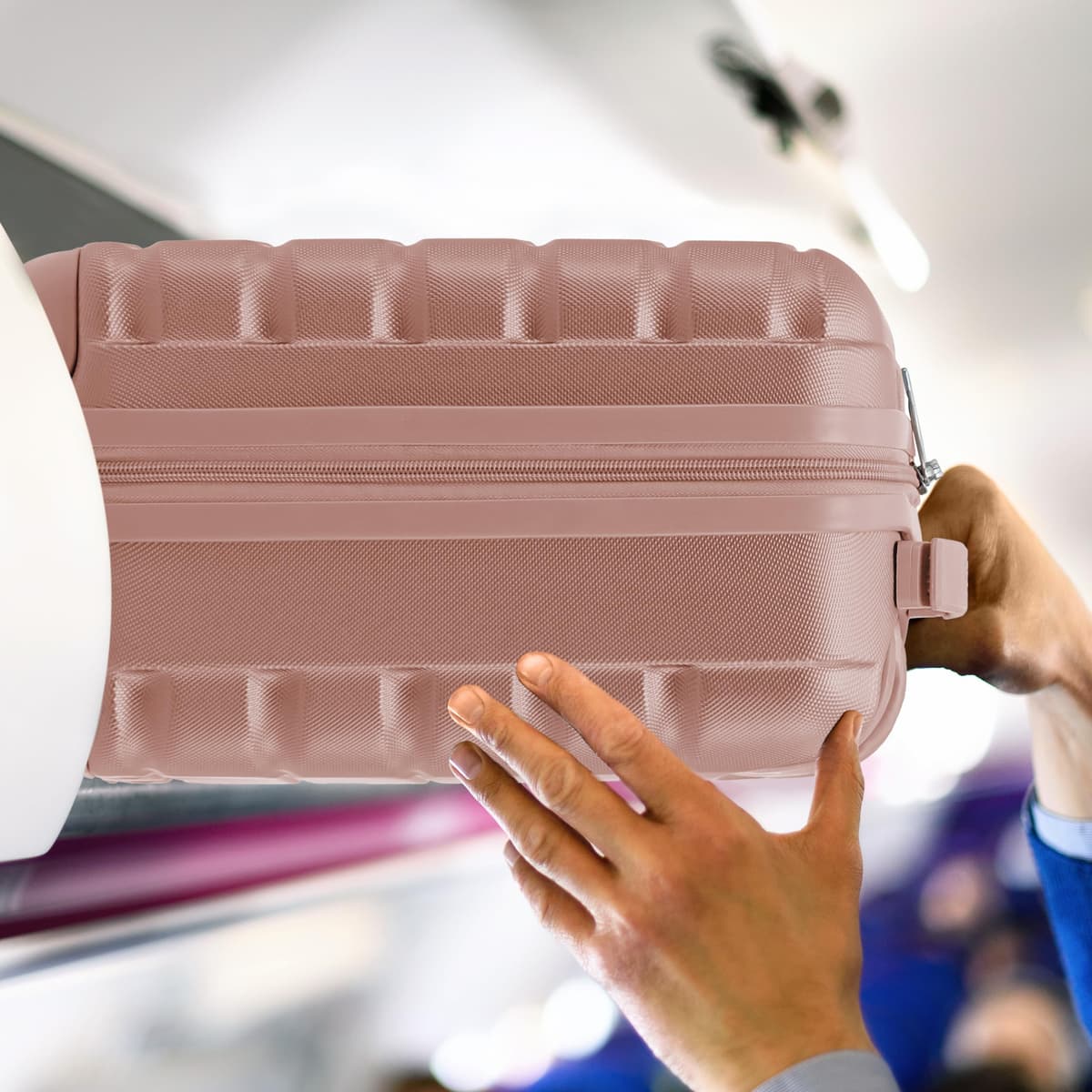 Flight Knight Maleta Rigida Ligera De 4 Ruedas Equipaje De Mano De Cabina Abs Aprobado para Mas De 100 Aerolineas como British Airways, Easyjet Y Tamano Maximo para Ryanair 40x20x25cm — view 5