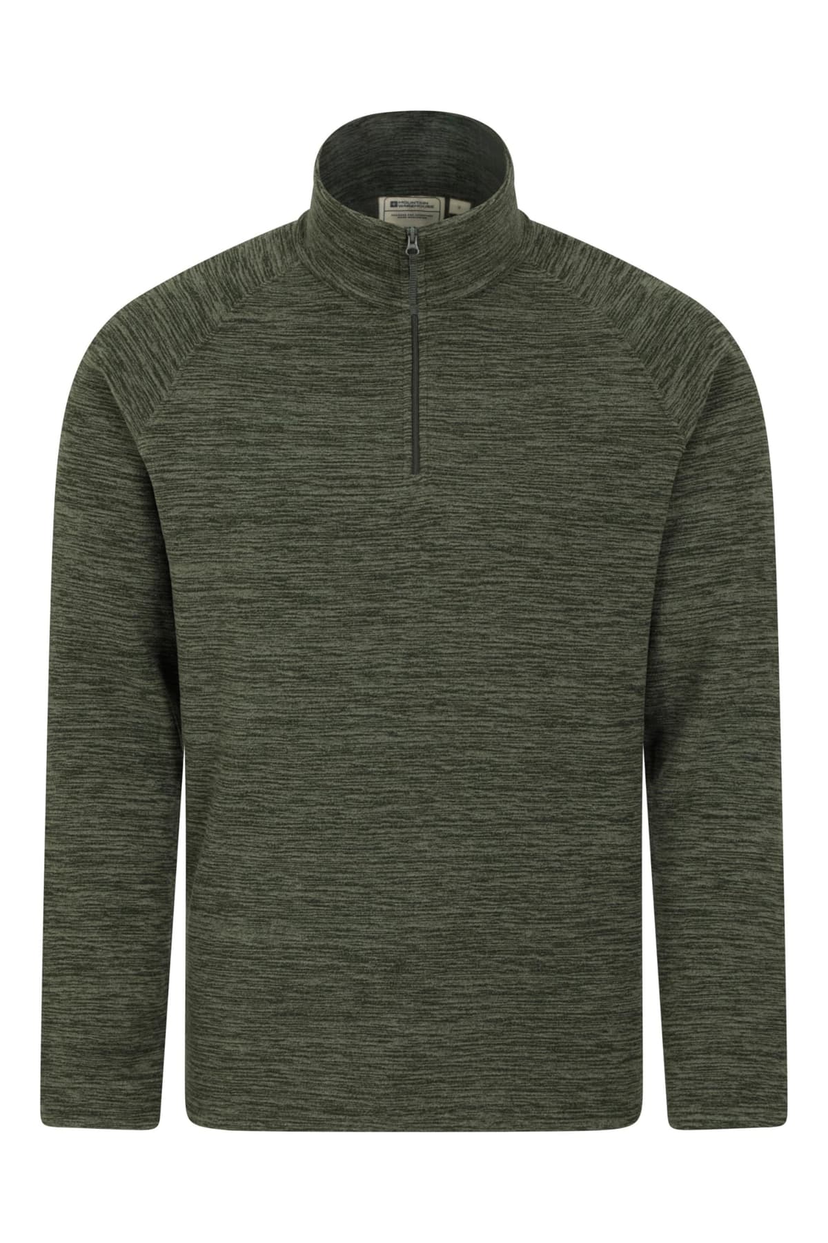 Mountain Warehouse Snowdon Mens Micro Fleece Top - Breathable Antipill, Half Zip Collar Sweater, Quick Drying Smooth Pullover - For Spring Summer & Outdoors — view 3