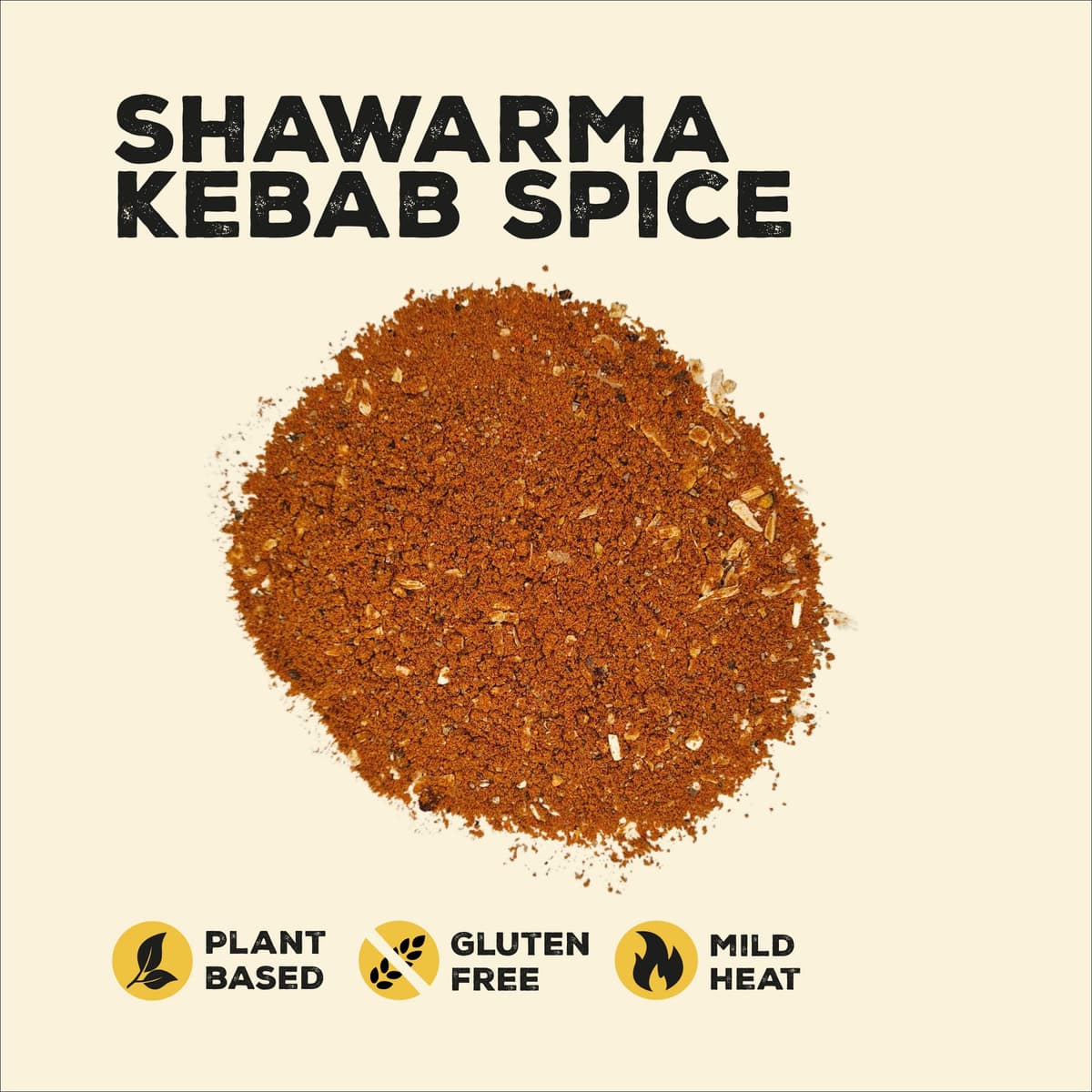 Nature Kitchen Shawarma Seasoning 500g Mild, Premium Middle Eastern Spice Blend, Gluten Free, Vegan Seasoning for Kebabs, Chicken, Wraps, Marinades and Everyday Cooking — view 2