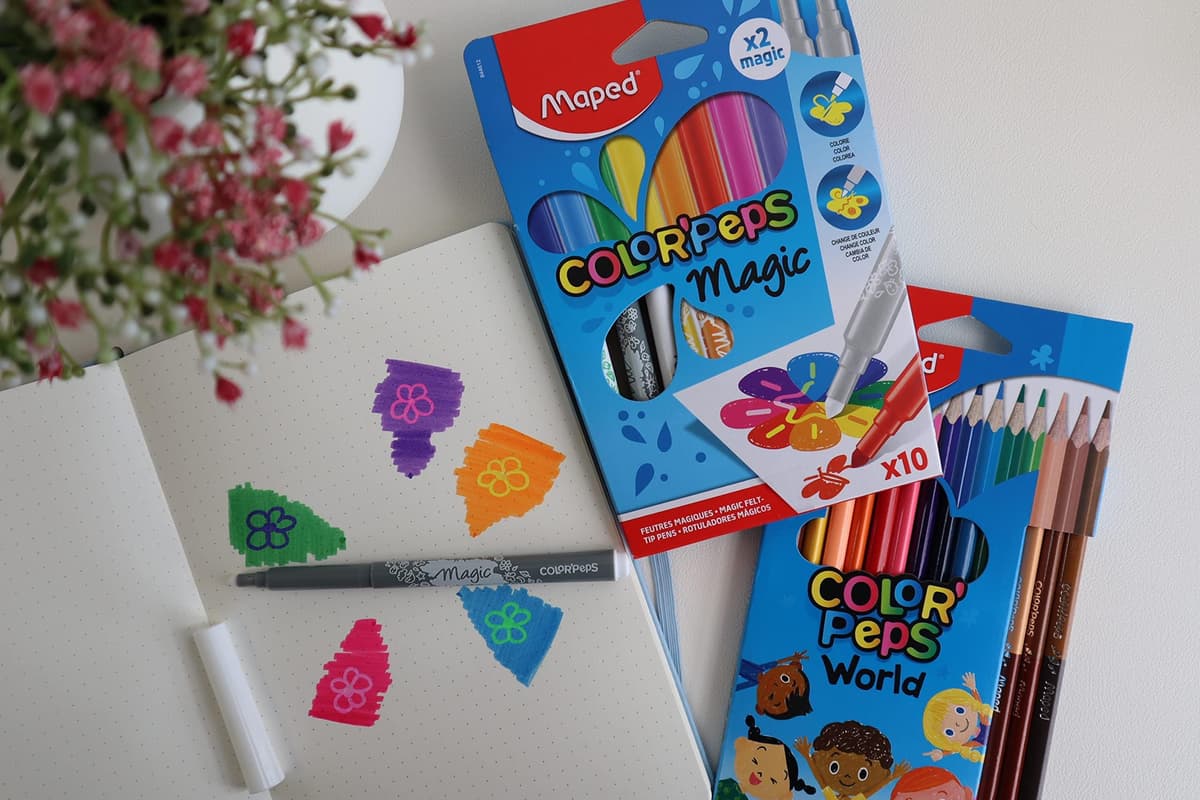 Maped Color'Peps 'Magic' - Colour Reveal Felt Tip Pens (Pack of 10), 844612 — view 4