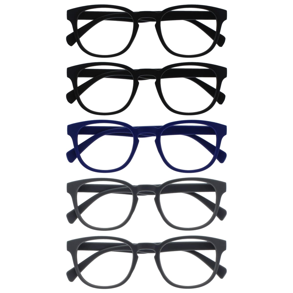 OPULIZE Pop Gafas de Lectura Pack de 5 Redondas Violeta — view 13