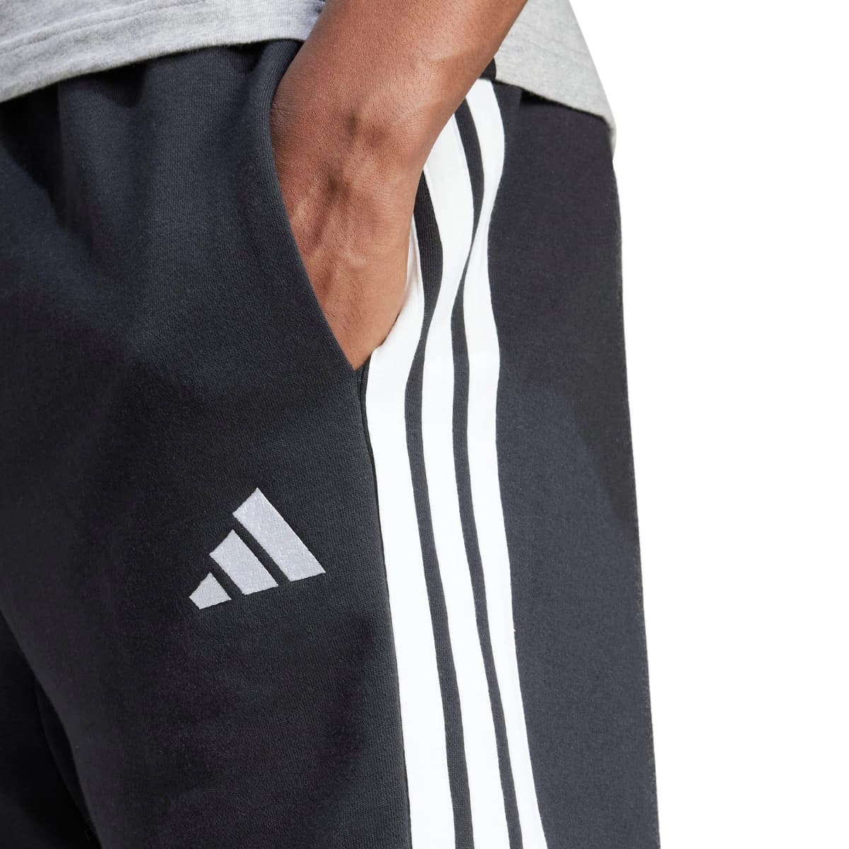 Adidas Hombre Essential Three Stripes French Terry Short — view 6