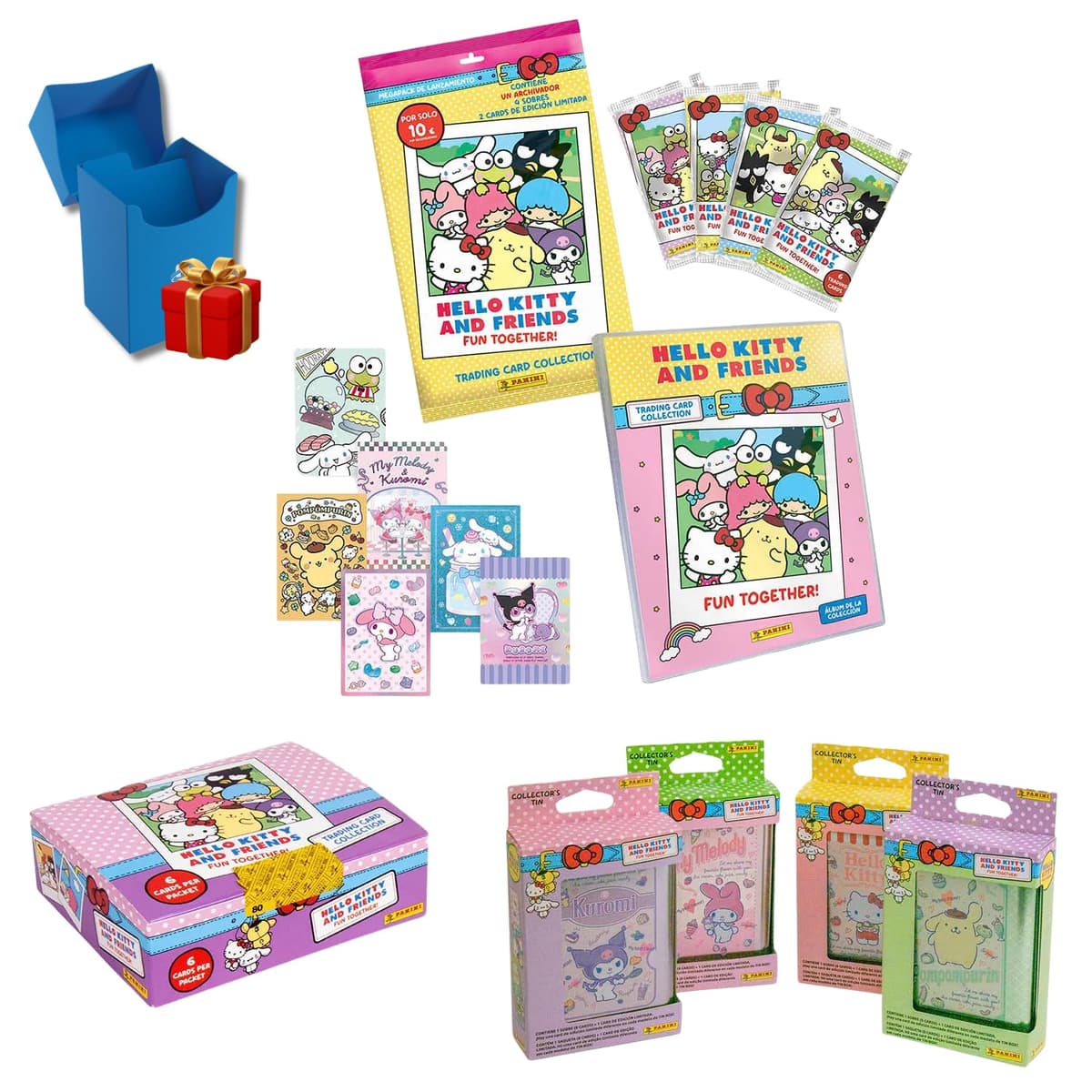 Panini Hello Kitty and Friends Fun Together, Trading Cards Coleccionables, Sobres Sorpresa, Deck Box de Regalo, Pack de Inicio (Inicio +caja 24 sobres) — view 5