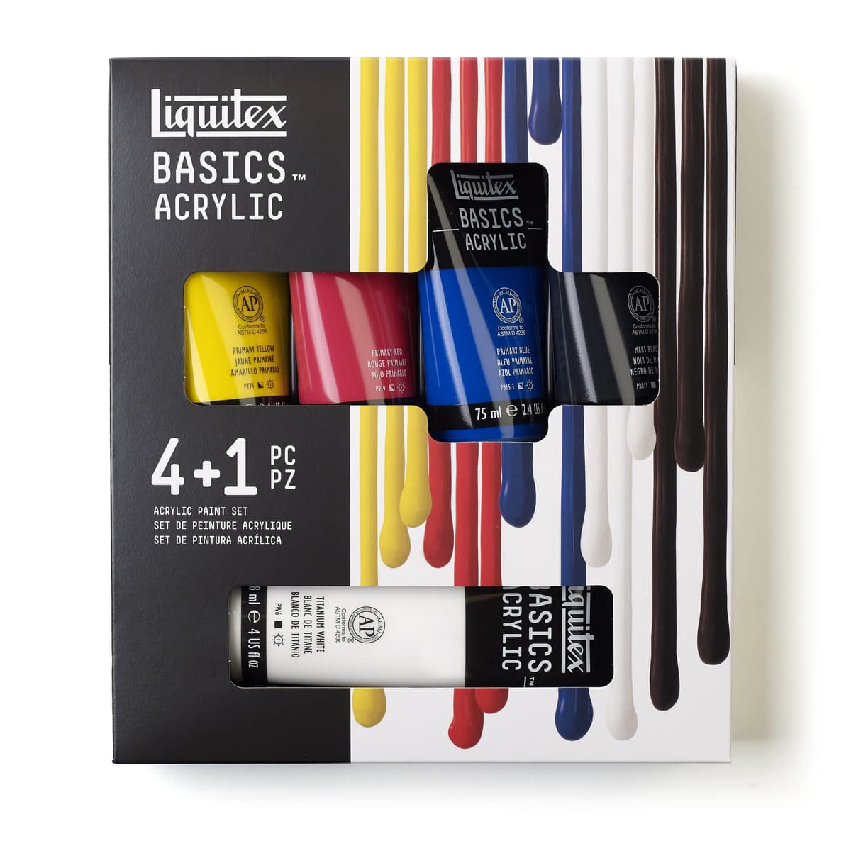 LIQUITEX Basics Acrylic Paint, Mars Black, 118 ml Tube — view 151