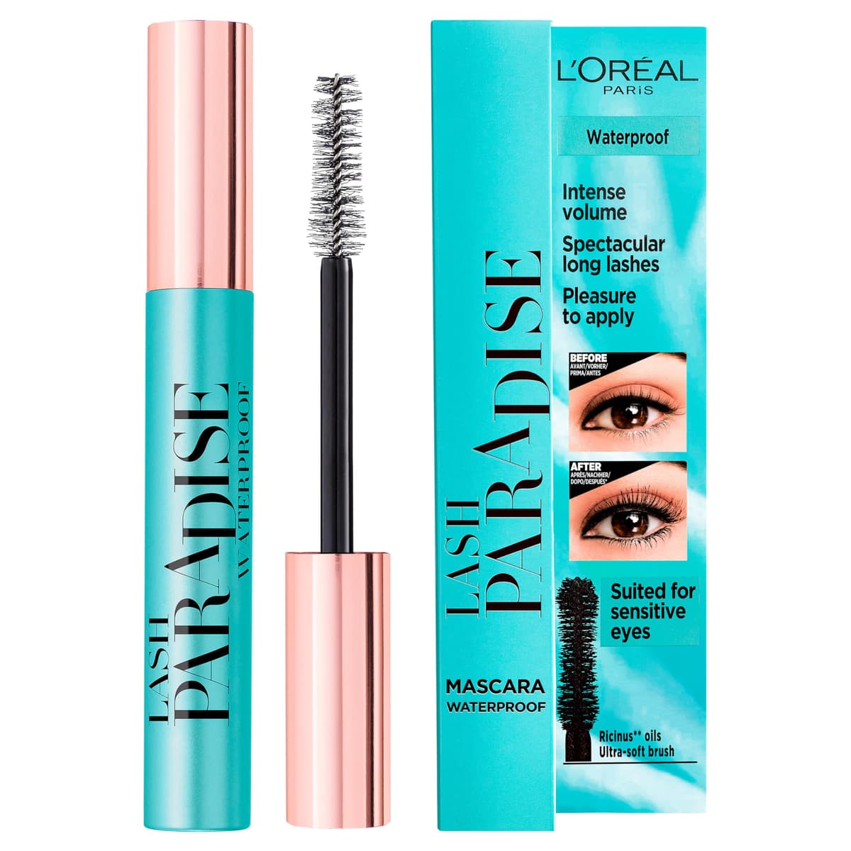 L'Oreal Paris Make-up Designer Máscara De Pestañas Volumen Y Longitud Paradise, Extra Black, 6.40 ml (Paquete de 1) — view 7