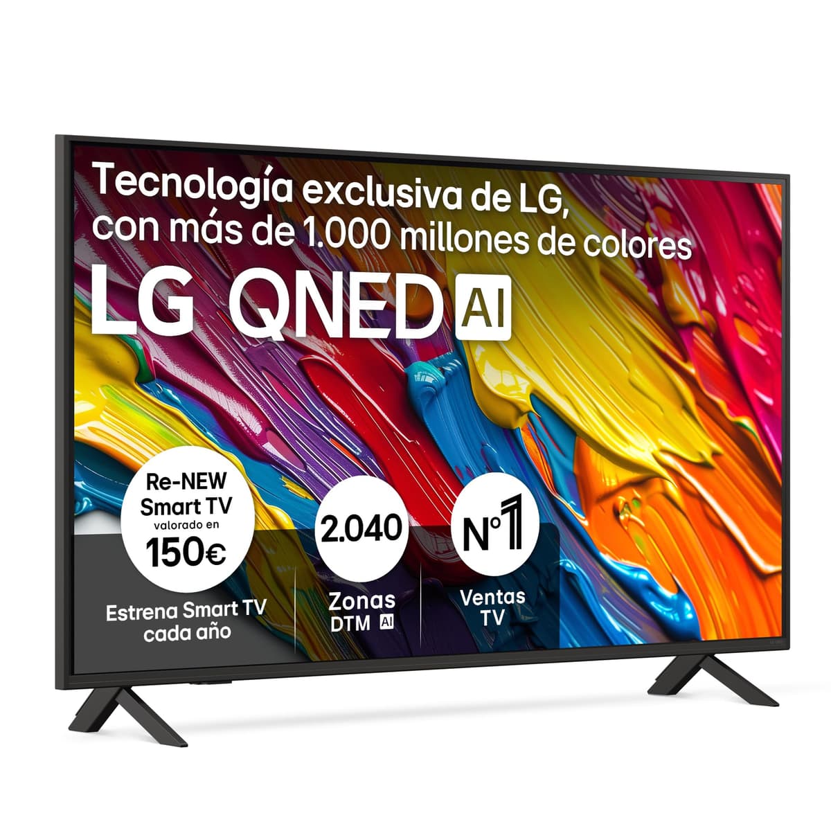 LG 55QNED85A6C - TV 55", 4K QNED EVO, Smart TV, WebOS 25, Procesador Potente e Inteligente, MiniLED AI, Super Upscaling, Dolby Vision y Dilgital Plus, Alexa/Google Assistant, Negro — view 24