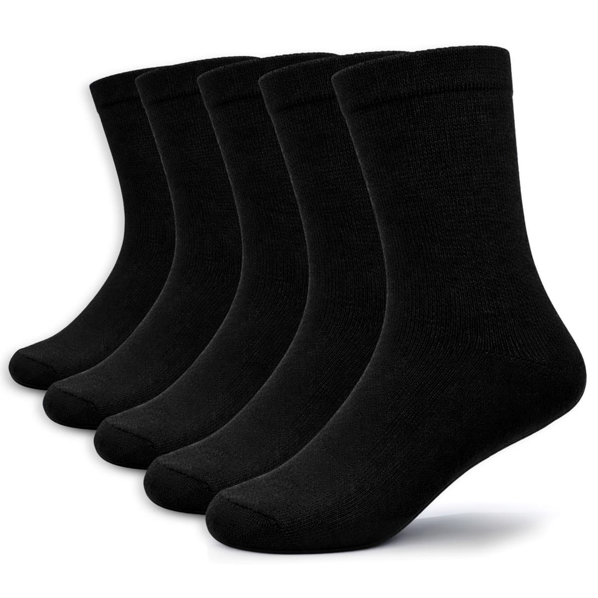 bisoo SET de 5 Pares de Calcetines Escolares de Algodon con Certificado Oeko-Tex para Uniforme Colegio - Elige tu Talla y Color — view 11