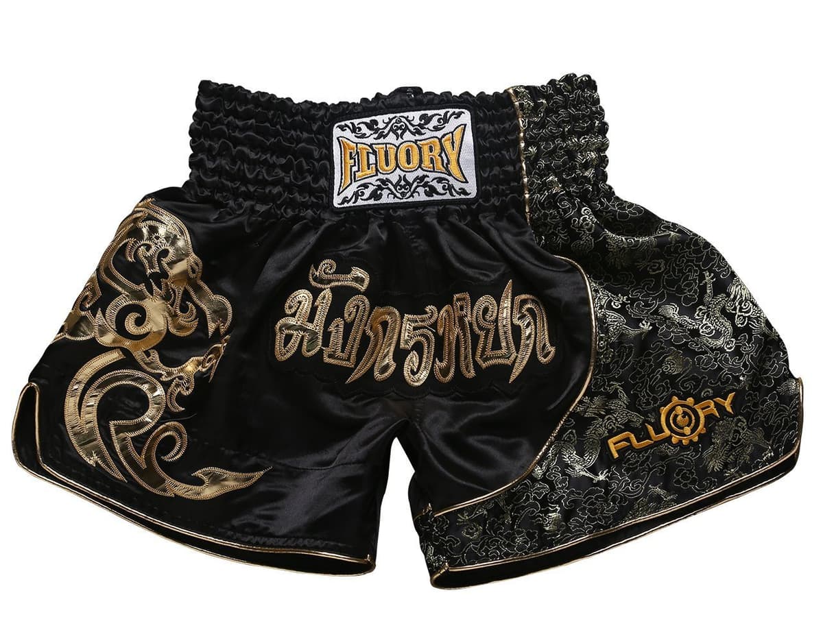 FLUORY Muay Thai Shorts, MMA Fight Shorts Ropa de Entrenamiento Jaula Lucha Grappling Artes Marciales Kickboxing Shorts Ropa — view 35