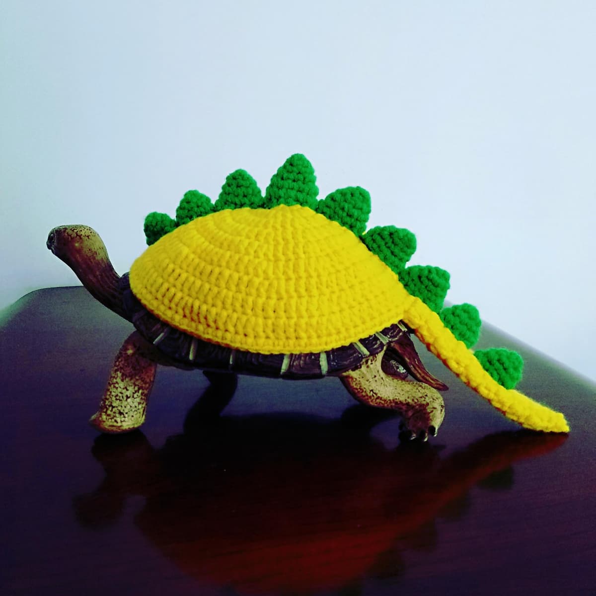 Sweater for Turtle Warm Winter Knitted Handmade Sweater Apparel Accessory Halloween Party Cosplay Costume Photo Shoot for Pet Tortoise Turtle (Jianlong, XL)