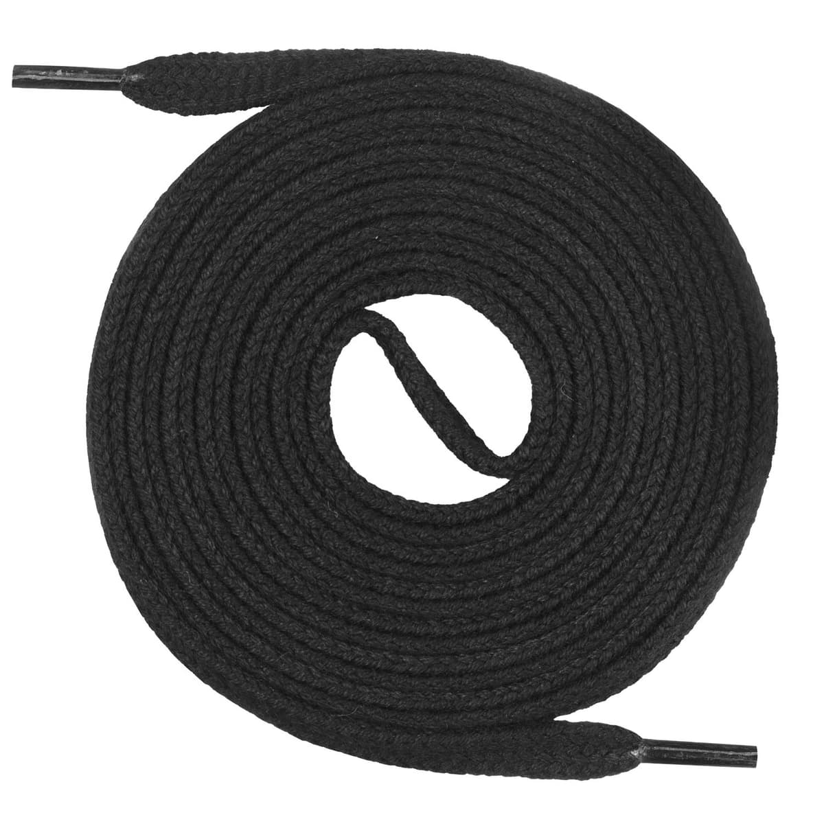 Un par de cordones Monte Swiss © Premium, 100% algodón, resistentes a roturas, 7 mm de ancho, entre 45 y 200 cm de longitud