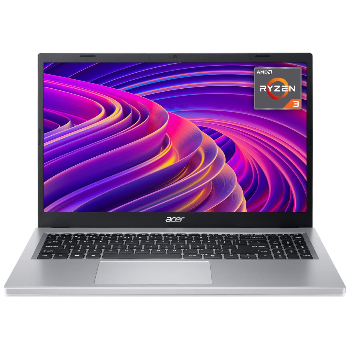 Acer Aspire Go 15 AG15-21P Laptop - AMD Ryzen 3 7320U, 8GB, 128GB SSD, Integrated Graphics, 15.6" Full HD, Windows 11, Silver