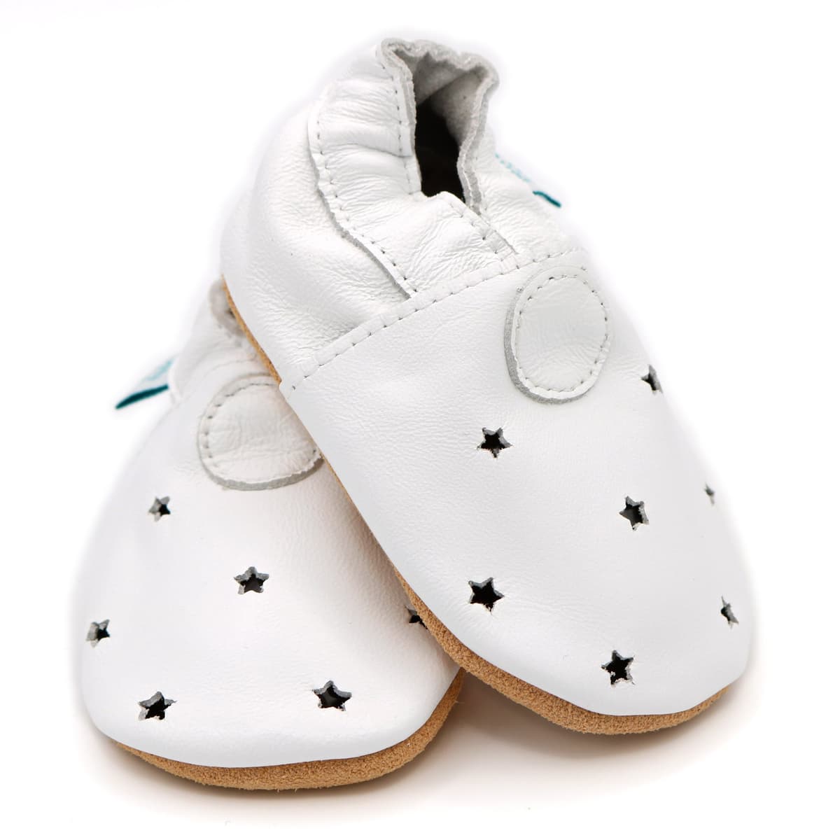 Dotty Fish Calzado Minimalista para bebés y niños. Zapatos Unisex de Piel Suave con Suela Antideslizante. Ligeros, Flexibles, Respirable y aprobados por podólogos. Tobillo elástico. De 0 a 4 años — view 4