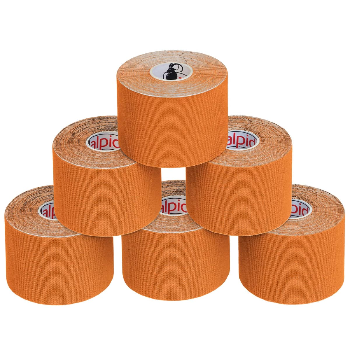ALPIDEX Cinta Kinesiología Tape 1/3 / 6/12 Rollos Muchos Colores 5 m x 5 cm E- Book Ejemplos Aplicación Cinta Muscular Sin Látex Transpirable — view 8