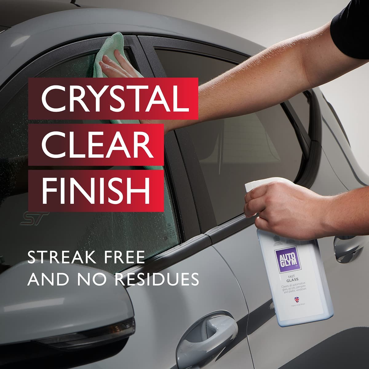 Autoglym Fast Glass, 500ml - Streak Free Car Cleaner for Windscreen, Windshield, Window Cleaning, Mirrors and More — view 3