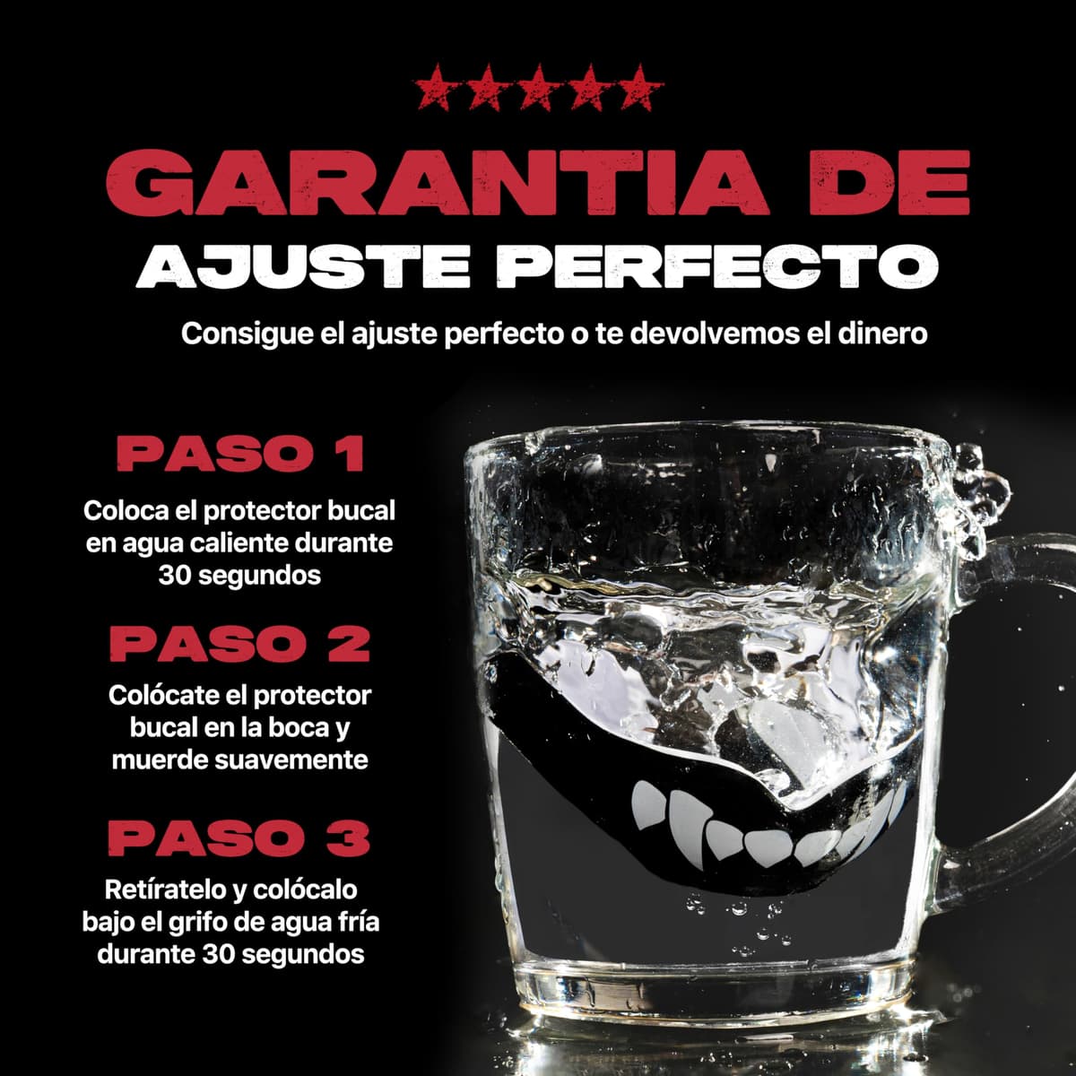 Safejawz Protector bucal para aparatos ortopédicos. para Todos los Deportes de Contacto, incluidos rugby, MMA, artes marciales de kickboxing, judo, hockey y boxeo (Fangz) — view 4