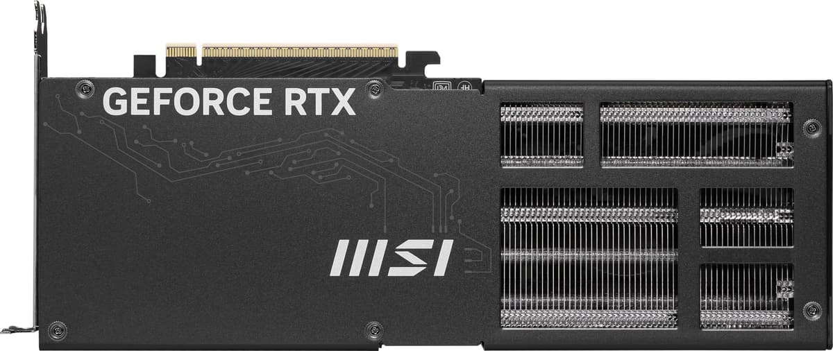 msi Gaming RTX 5080 16G Inspire 3X OC Black Graphics Card (16GB GDDR7, 256-bit, Extreme Clock 2655 MHz, DisplayPort x 3 2.1a, HDMI 2.1b, NVIDIA Blackwell Architecture) — view 4