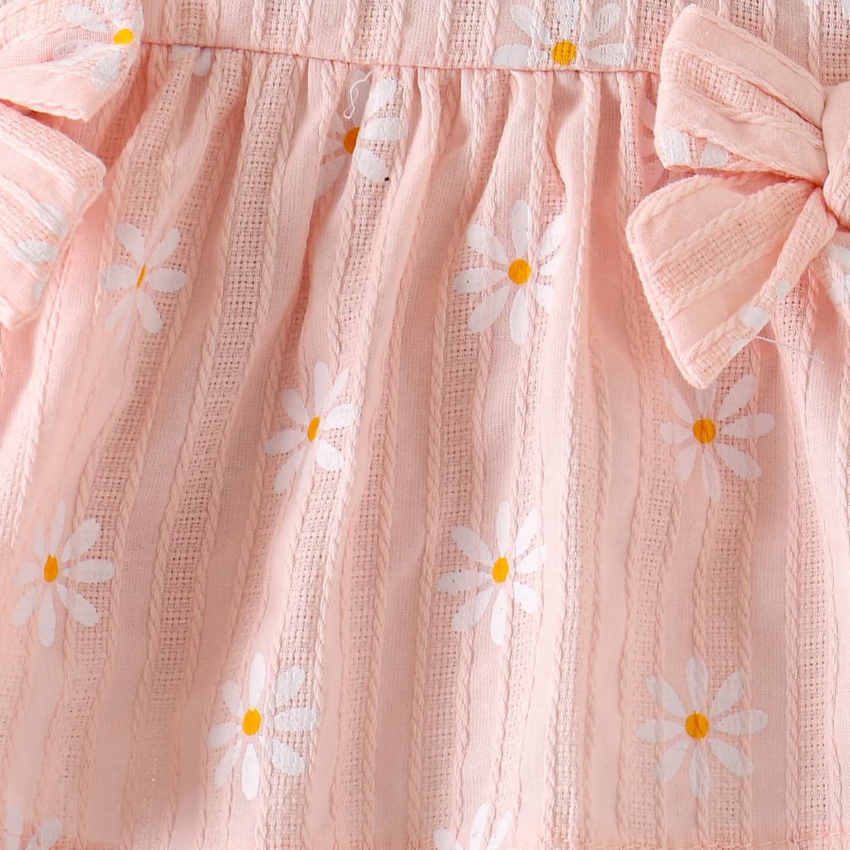 Ropa Verano Para Niña Linda Blusa con Volantes y Margaritas Pantalones Cortos Conjunto de Conjuntos Para Niña Pequeña — view 5