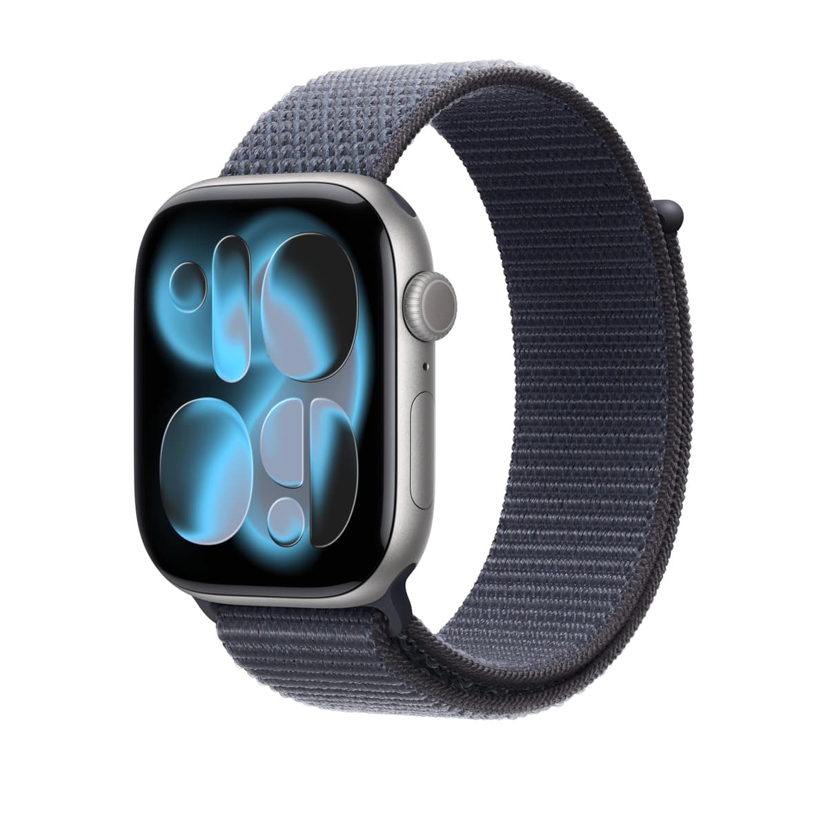 Apple Watch Band - Correa Loop deportiva - 46 mm - Azul náutico - Talla única (se adapata a la mayoría de muñecas) — view 2