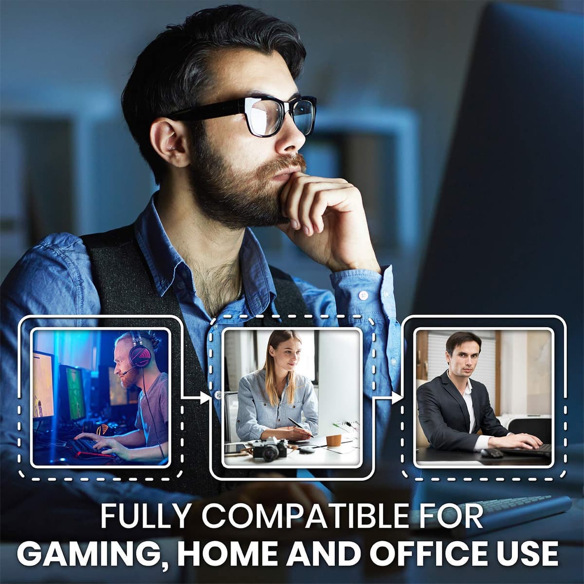 New Horrizon Mouse pad, Gaming mouse mat, large mouse pads. Mouse Mat Gaming 290x210x5mm Mice mat, Black mouse mats, Non slip Rubber base desk mat — view 7