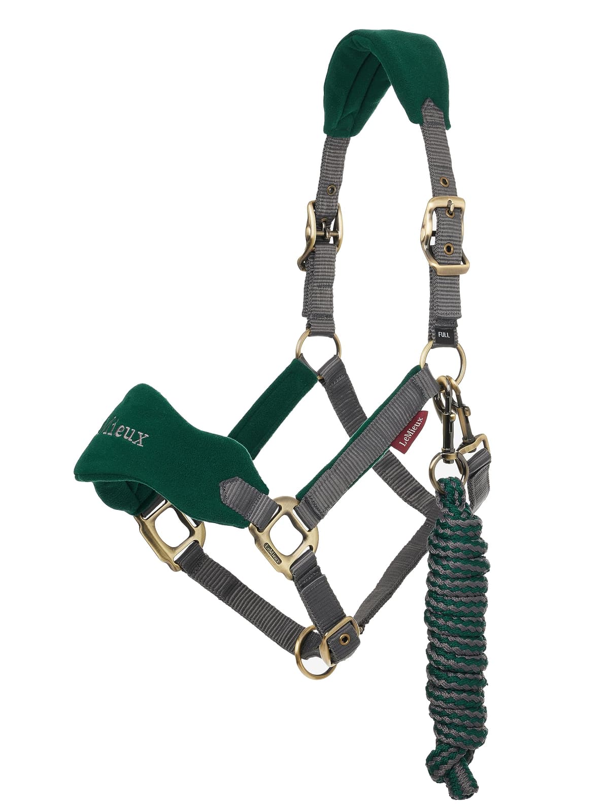 LeMieux Vogue Fleece Headcollar with Lead Rope - Extra Padding, Adjustable at Curb and Poll Strap — view 10
