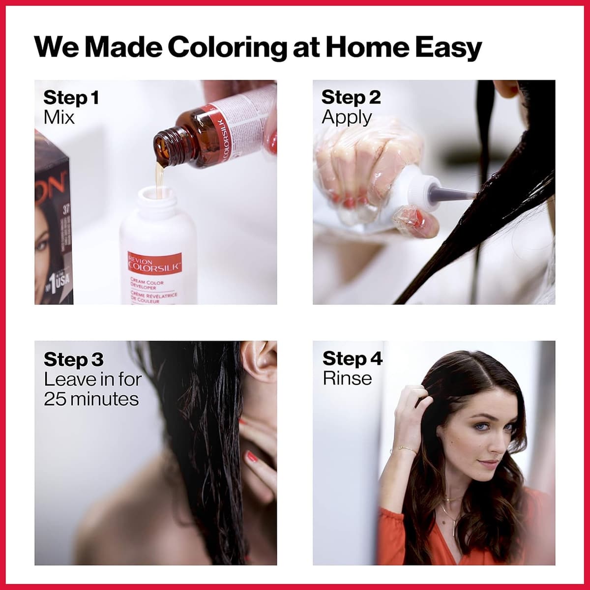 REVLON Colorsilk Beautiful Color, Permanent Hair Color with Keratin and Amino Acids, Long-Lasting Intense Color, Ammonia Free — view 4