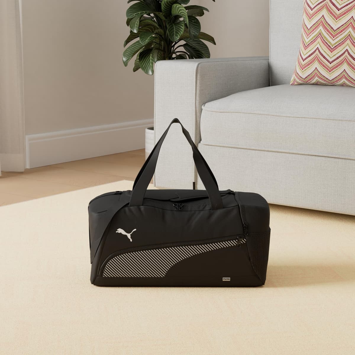 PUMA Fundamentals Sports Bag S Bolsa Deporte, Unisex Adulto, Negro Black, OSFA — view 2