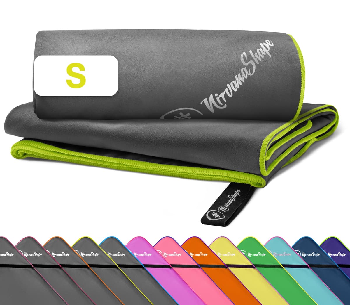 NirvanaShape Toallas de Microfibra | Absorbentes, Ligeras, de Secado rápido | Toallas de baño, Toalla de Viaje, Toallas Deportivas | Ideales para Viajar, IR al Gimnasio, la Playa, Practicar Yoga — view 61