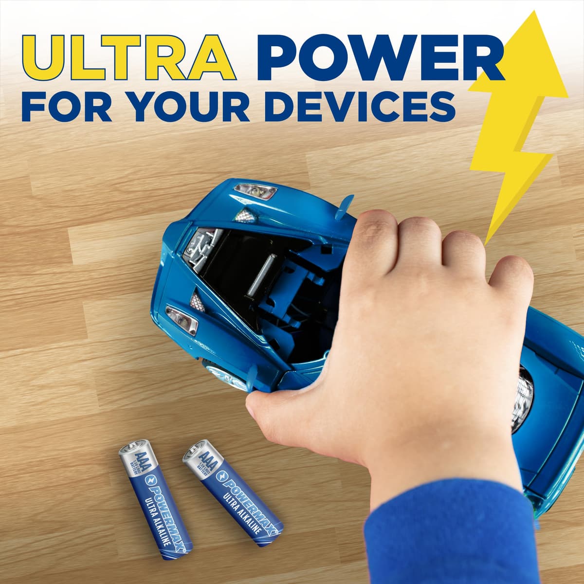 Powermax 24-Count Triple AAA Batteries, Ultra Long Lasting Alkaline Battery for Home and Office, 10-Year Shelf Life, Reclosable Packaging — view 6