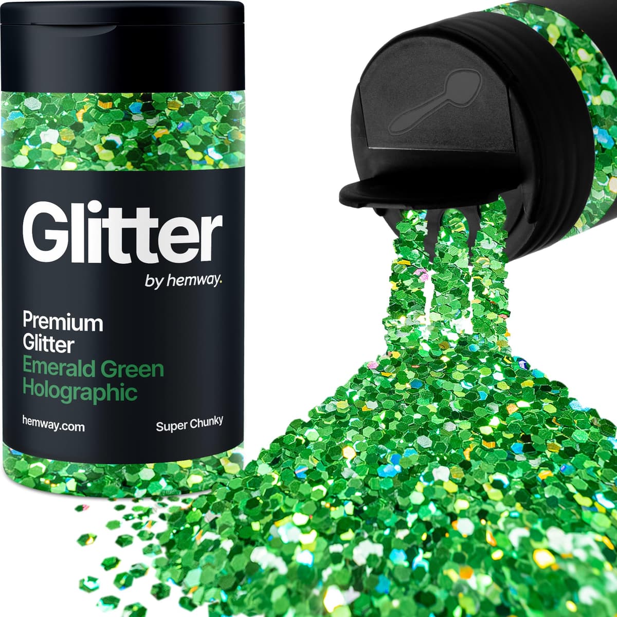 Light Rose Gold Glitter Shaker, 130g Ultrafine Glitter, Crafts 1/128" Metallic Flake Light Rose Gold Sequins, Resin & Epoxy Crafts, Decorating, Halloween, Christmas Nail, Face, Hemway — view 90