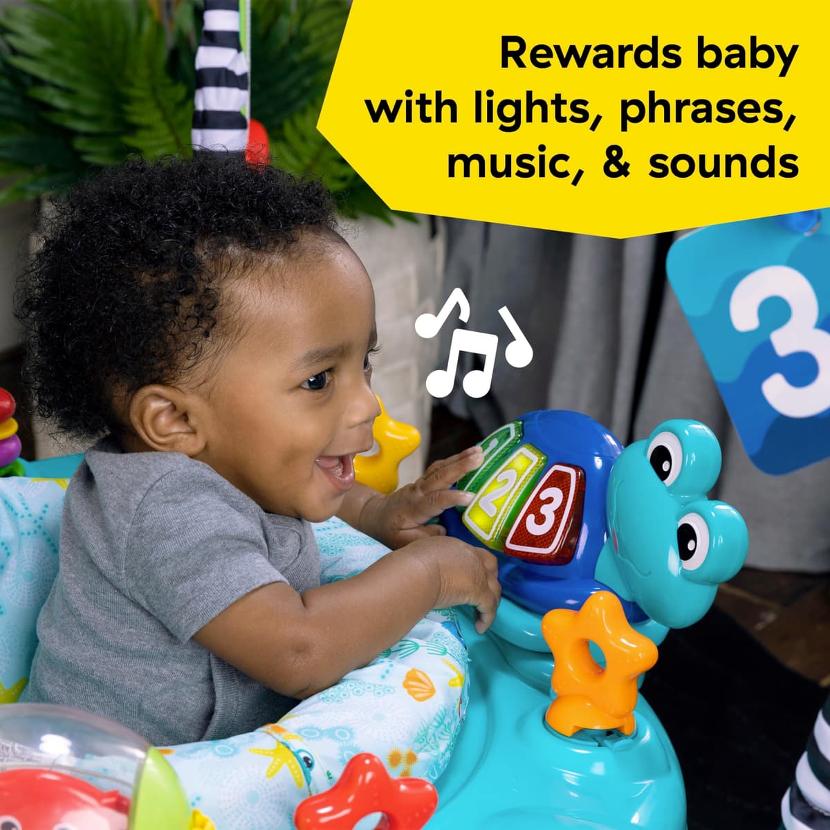 Baby Einstein, Ocean Explorers Curiosity Cove 2-in-1 Educational Activity Jumper and Floor Toy, Ages 6-12 Months — view 4