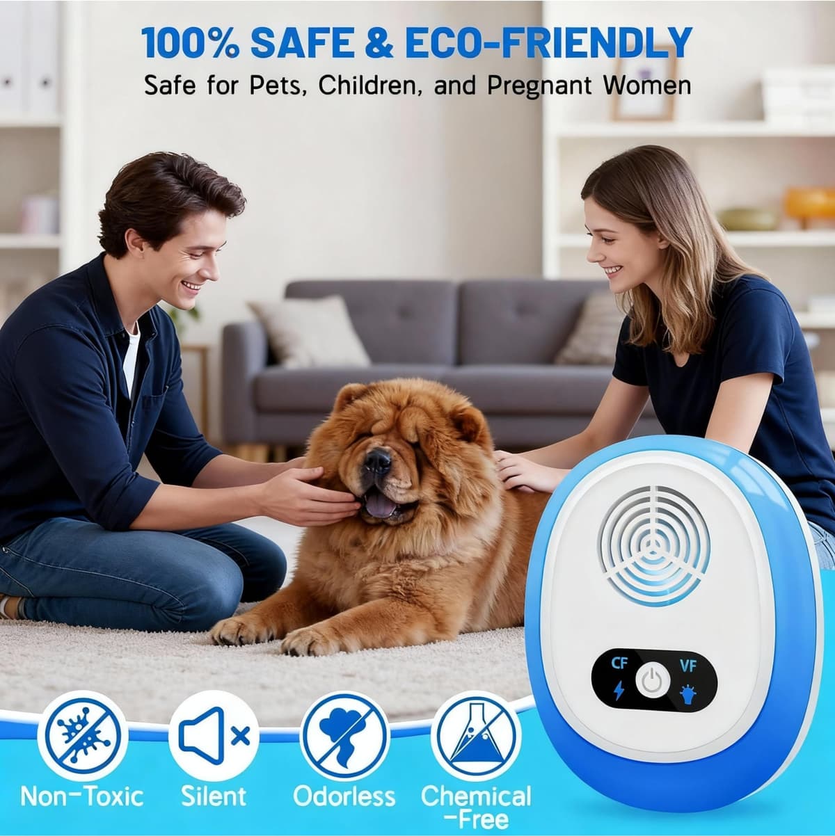 Repelente Ultrasónico de Plagas, 4-Pack, Plug & Play, Silencioso, Ahuyentador Eléctrico para Ratas, Cucarachas, Mosquitos, Alternativa Ecológica, Enchufe Tipo C CEE 7/16 EU — view 4