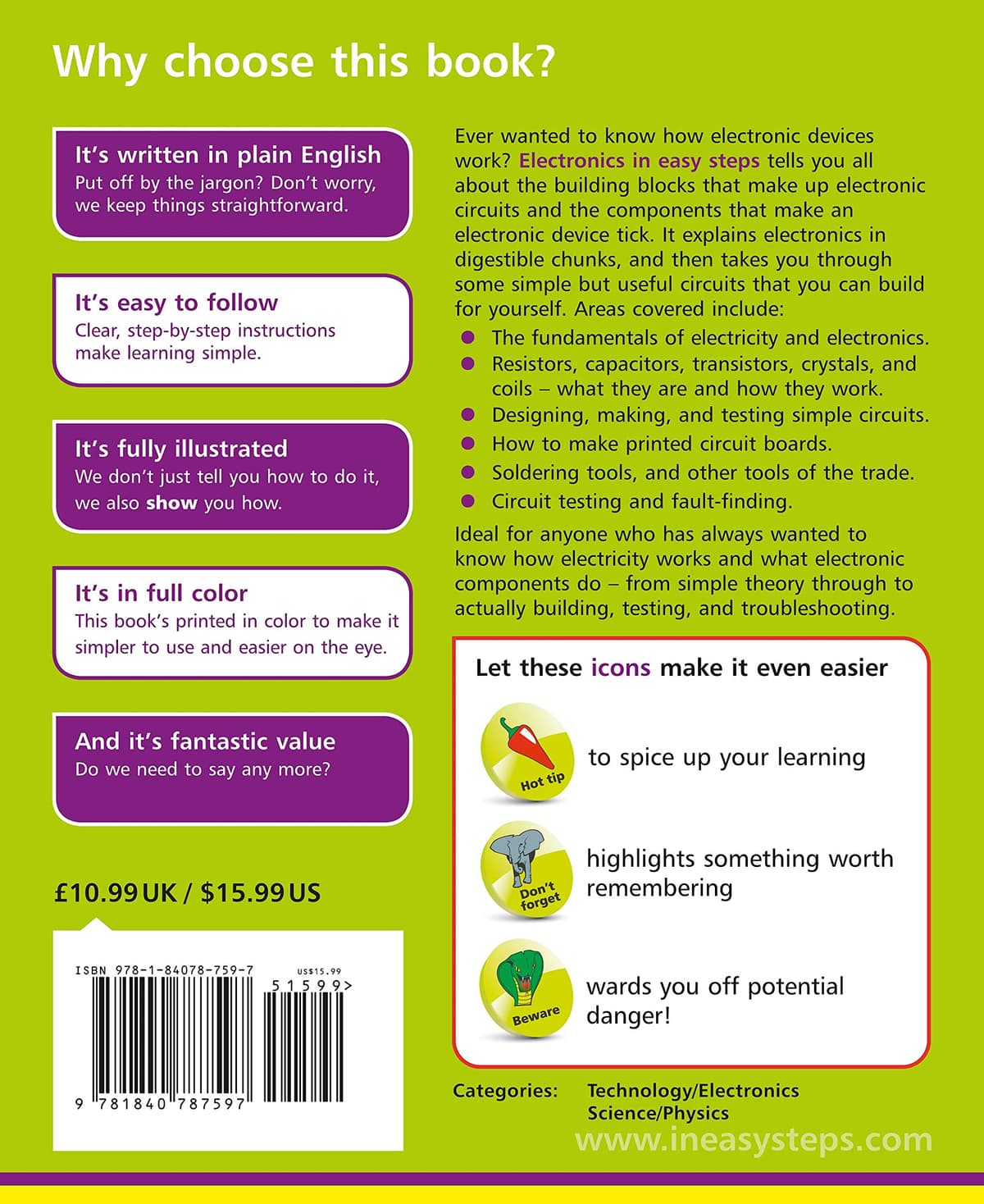 Electronics in easy steps — view 2
