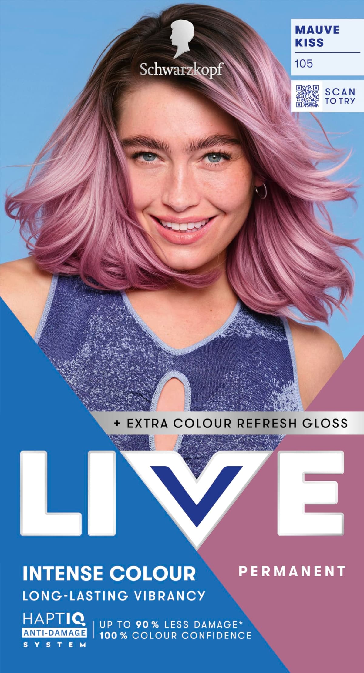 Schwarzkopf LIVE Intense Colour B11 Frosty Blonde, Long-lasting Permanent Blonde Hair Dye, For Lighter Hair, With Extra No-Brassiness Gloss — view 12