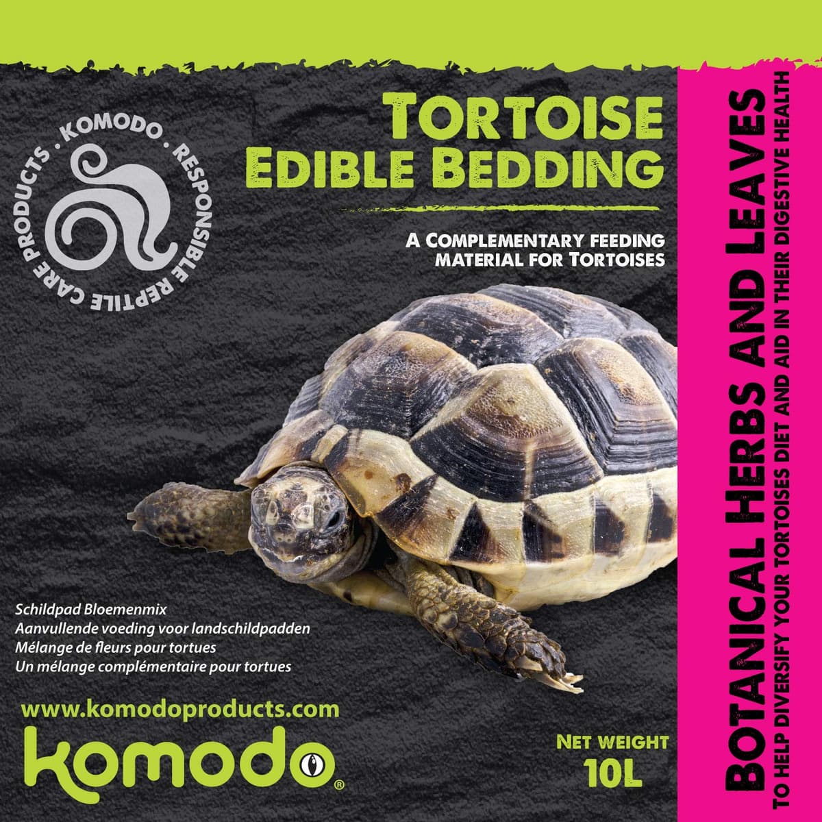 Komodo Tortoise Edible Bedding 10L, by Komodo,,, — view 2