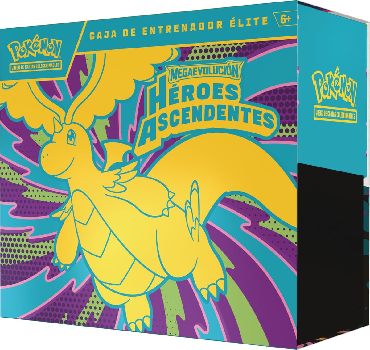 Pokémon: Caja de Entrenador Élite de Megaevolución-Héroes Ascendentes (1 Carta de promoción con ilustración expandida, 9 Sobres de Mejora y Accesorios prémium) — view 3