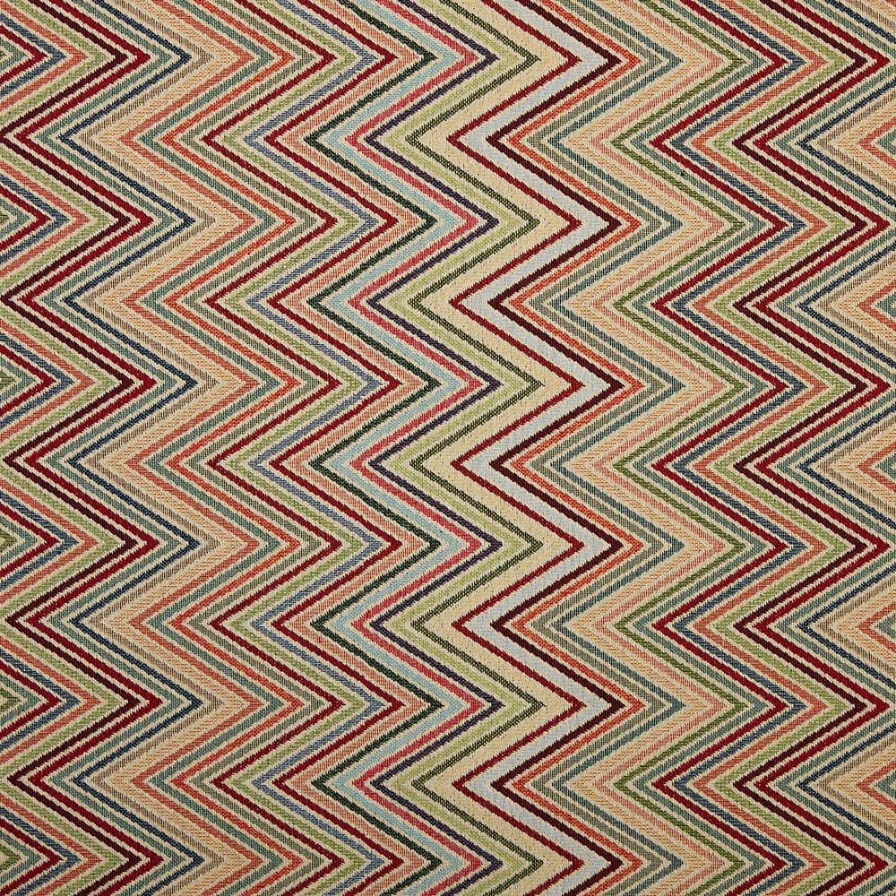 Kt KILOtela - Tela Tapicería, Jacquard Gobelino, Tapizar Sillas, Cojines, Cabecero, Sofá, Bolsos, Resistente al Desgaste, Costura, 100 cm Largo x 280 cm Ancho, Geométrico, Multicolor, 1 metro — view 63