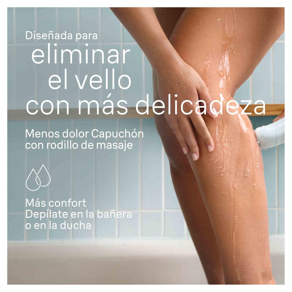 Braun Depiladora Eléctrica Mujer Silk-épil 5, Depiladora Corporal con Cabezal de Rasuradora Y Cepillo de Exfoliación, Resistente al Agua, Depila, Rasura Y Exfolia, 5-060, Blanco/Flamenco — view 3