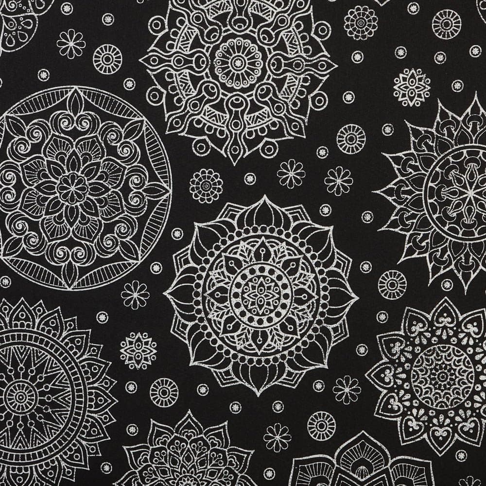 Kt KILOtela - Tela Loneta Estampada, Decoración, Tapizar, Cojines, Cortinas, Bolsos, Manteles, Costura Creativa, 100 cm Largo x 280 cm Ancho, Flores Sevilla, Rosa, Azul ─ 1 Metro — view 30