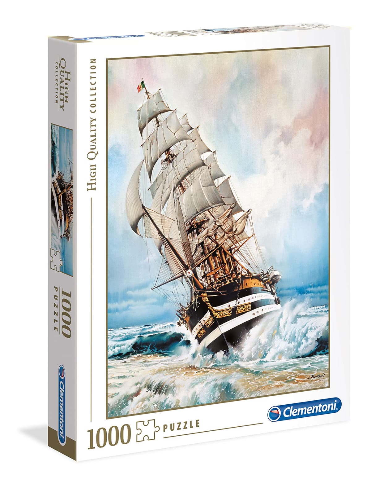 Clementoni Puzzle 1000 Piezas Paisaje Naturaleza Mont Saint Michel, Puzzle Adulto Naturaleza (39367), Multicolor — view 18