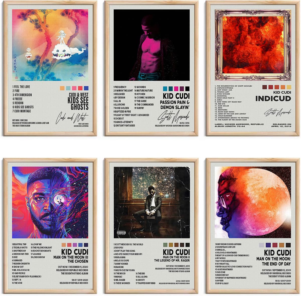 Drake Signed Limited Posters Music Album Cover Posters Room Aesthetic Canvas Wall Art Prints Set of 6 for Girl and Boy Teens Dorm Room Decor 8x12 inch Unframed — view 14
