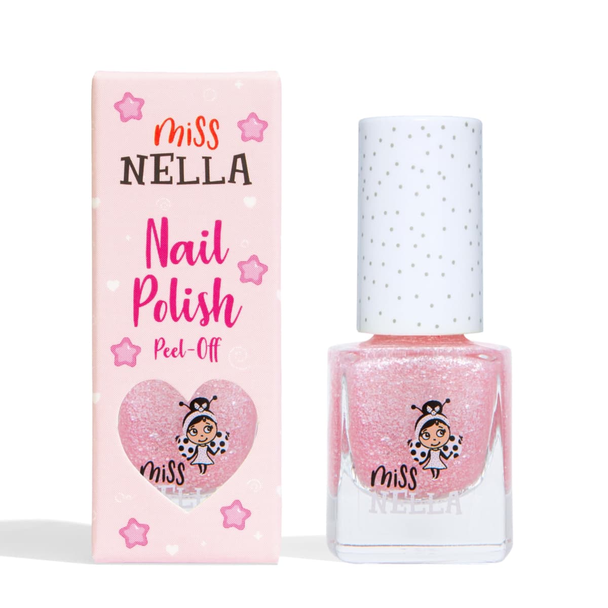 Miss Nella BLUEBERRY SMOOTHIE- Esmalte de uñas especial morada con brillantina para niños, con fórmula despegable, a base de agua y sin olor — view 24
