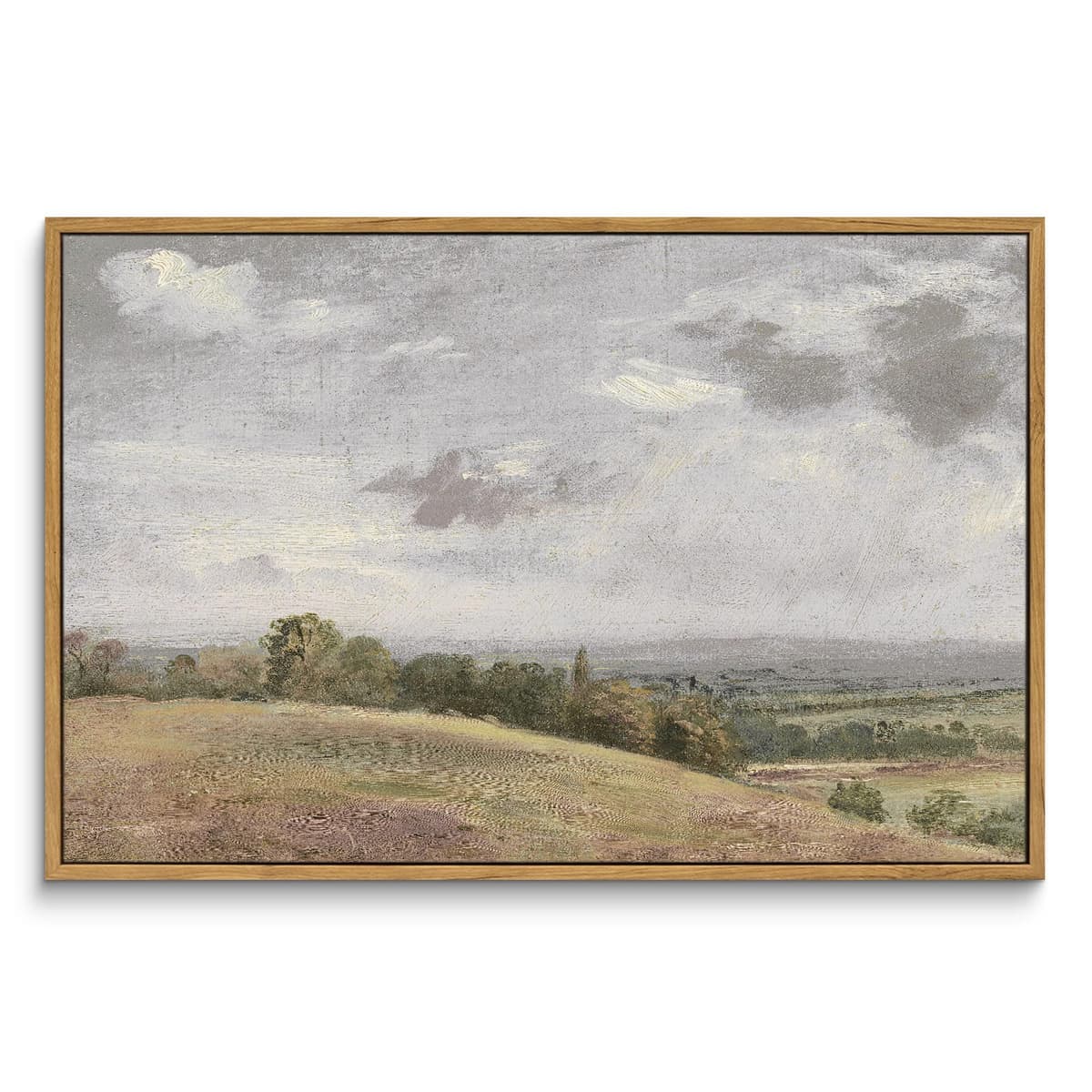 InSimSea Framed Canvas Wall Art, Meadow with Flowers Painting, Landscape for Living Room, Bedroom, Home, Bathroom Decor, 8x10 — view 103