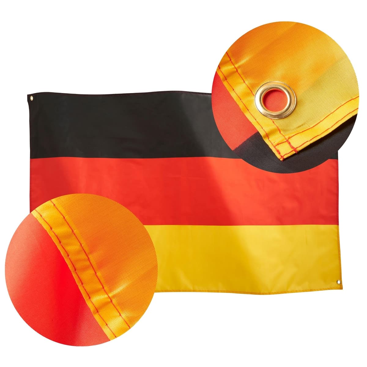 Runesol Cornwall Flag - 91x152cm, 3ft x 5ft, Cornish Flag, 4 Grommets, Eyelet in Every Corner, Premium Quality, Inside & Outside Use, Vivid Colours — view 1038