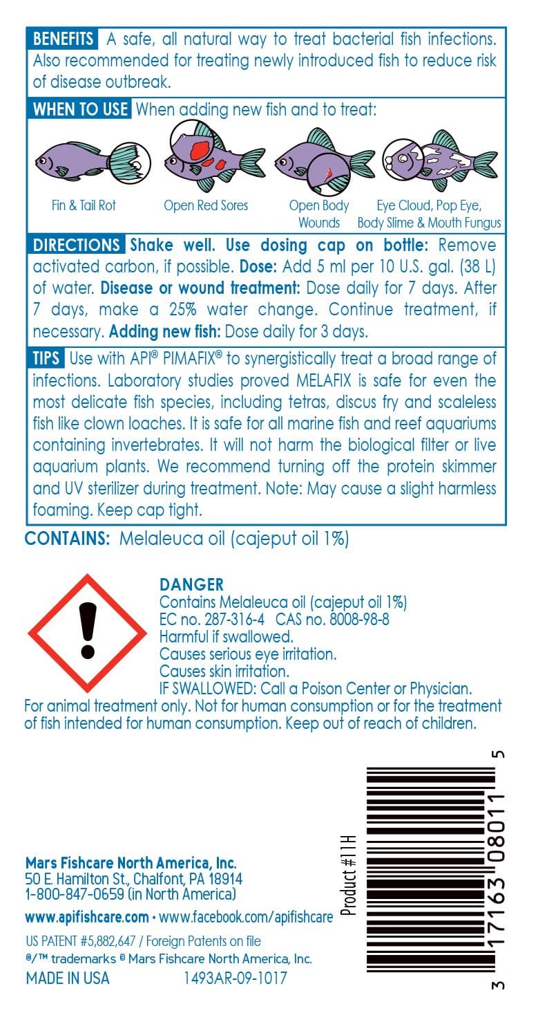 API Aquarium Antibacterial Remedy, Blue, 237 ml (Pack of 1) — view 2