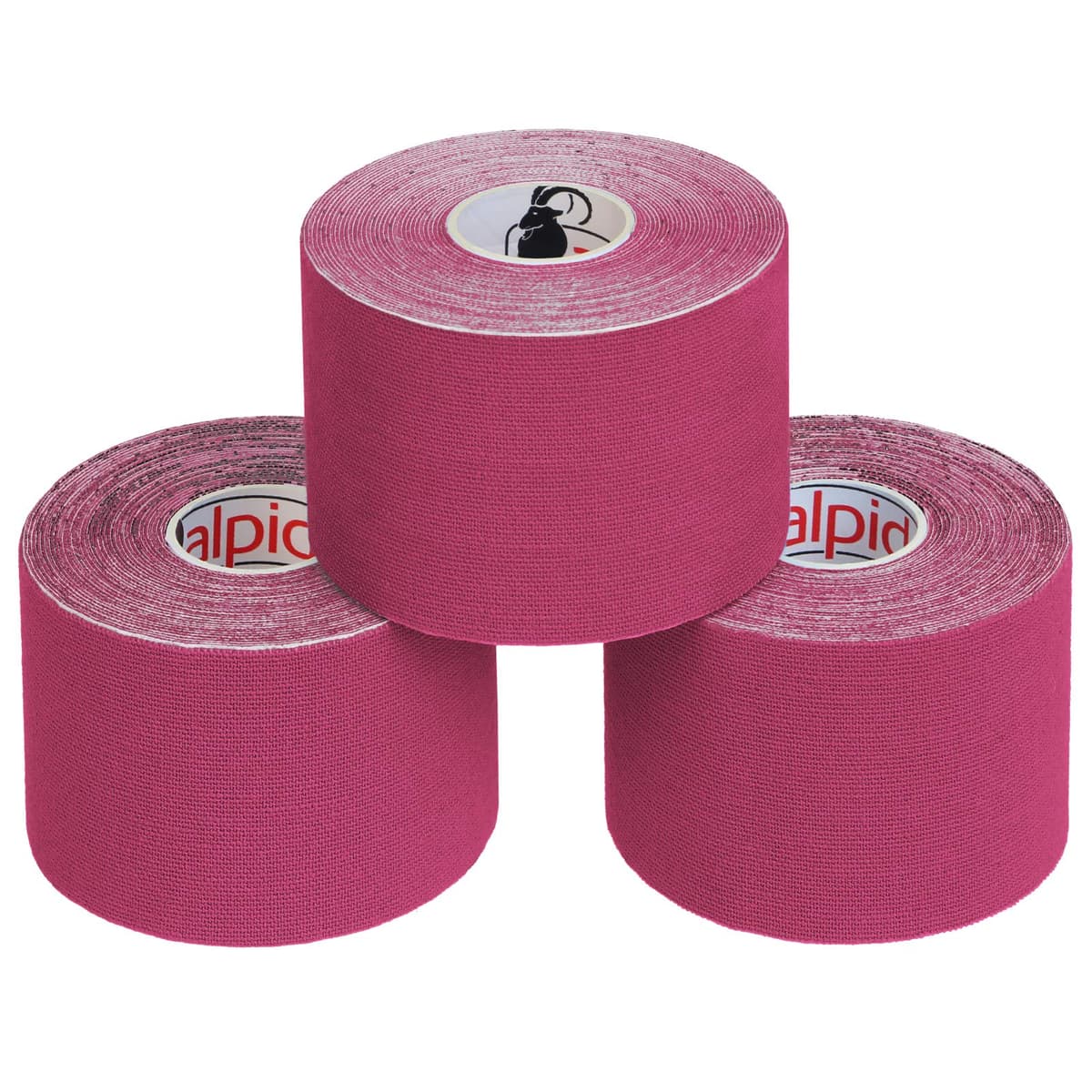 ALPIDEX Cinta Kinesiología Tape 1/3 / 6/12 Rollos Muchos Colores 5 m x 5 cm E- Book Ejemplos Aplicación Cinta Muscular Sin Látex Transpirable — view 29